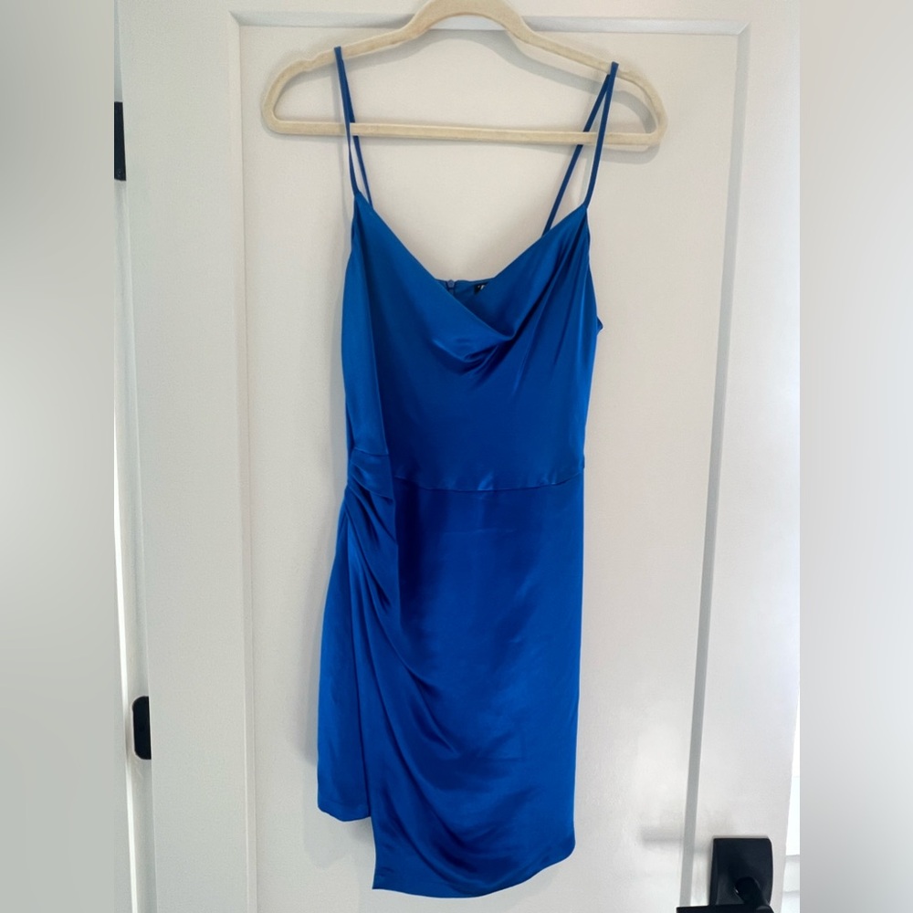 ZARA ROYAL BLUE MINI DRESS